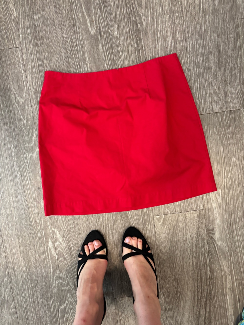 %95 cotton GAP❤️‍🔥 Bright Red Mini Skirt